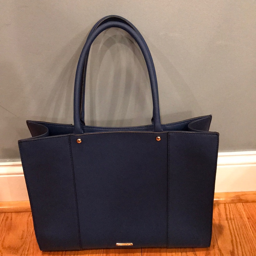Cobalt blue Rebecca Minkoff tote bag